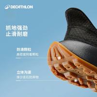 迪卡侬运动鞋男款春夏透气轻便跑鞋缓震抓地户外休闲鞋男IVX1 军绿 45