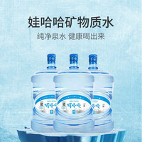 娃哈哈饮用纯净水大桶水桶装水14.8L*1桶整箱饮水机用5.5L*4桶夏季用水 【16.8L*1桶】娃哈哈含矿物质水