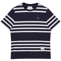 杰克·琼斯(JACK&JONES)男装夏季新款商务休闲百搭个性撞色条纹卡通狗刺绣T恤男士2242010 E39 常规 E39