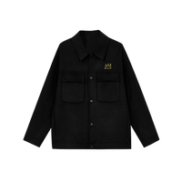 杰克·琼斯(JACK&JONES)春秋男士衣服新款BSQ联名款略宽松翻领呢子夹克外套男装223427005 E40