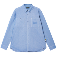 杰克·琼斯(JACK&JONES)男装春季时尚潮流百搭双侧纽扣贴袋字母刺绣尖领衬衫男224405002 C40 常规 C40