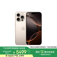 苹果 Apple iPhone 16 Pro 5G手机 128GB 沙漠色钛金属