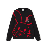 杰克·琼斯(JACK&JONES)秋季通勤胸前logo字母刺绣装饰针织衫毛衣打底衫上衣衣服男装男士 黑色E40 M 175