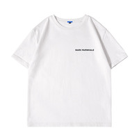 马克华菲纯棉t恤男短袖重磅220克舒适透气运动吸汗潮流美式半袖打底衫 【纯棉】-抹茶绿#PMK菲英文黑 M