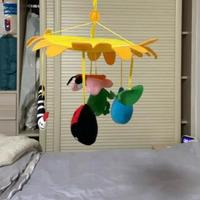 宜家桑德比转转乐绿色新生玩具床挂件床铃床头玩具床挂国内代购