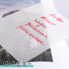 递乐文具 DiLe  透明磨砂珠光快干便利贴高颜值n次贴有粘性防水用扩张错题贴办公用品记事贴100*150大号50张 71305