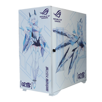 NKZK爱国者K1吹雪diy定制机箱神光同步灯板定制UV喷印图案 支持4090竖装显卡360水冷机箱来图定制 爱莉希雅【机箱四面定制】 【2023加强升级版】支持来图定制