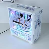 NKZK爱国者K1吹雪diy机箱神光同步灯板UV喷印图案 支持4090竖装显卡360水冷机箱来图 星光女神【机箱四面】 【2023加强升级版】支持来图