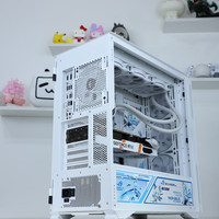 NKZK爱国者K1吹雪diy机箱神光同步灯板UV喷印图案 支持4090竖装显卡360水冷机箱来图 猫羽雫【机箱四面+三灯板】 【2023加强升级版】支持来图