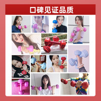 哑铃女士家用可调节重量杠铃儿童初学者哑铃1kg组合器材 总重6kg=3kg两只