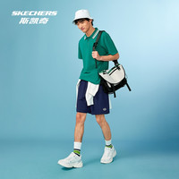 斯凯奇outlets短裤男2025年款针织宽松透气运动休闲裤子 男款-碳黑/0018 XXL