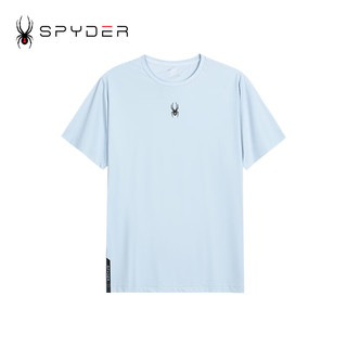 SPYDER夏季男子TRAINING透气户外休闲运动短袖T恤24ER471M 炭灰色 XL (尺码偏大拍小一码)