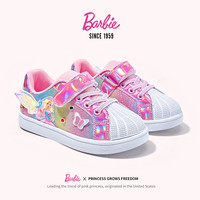 Barbie 芭比 童鞋儿童运动鞋女童公主鞋秋儿童鞋子女童板鞋低帮