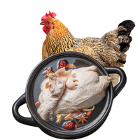 京典光年老母鸡净重2.4斤 /只 冷冻  老母鸡500天散养土地鸡鸡汤煲汤