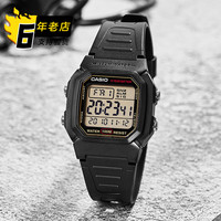 CASIO 卡西欧 手表男学生运动儿童电子考试专用W-800H-1B海外直邮