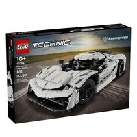 百亿补贴：乐高 LEGO 机械组系列 42184 柯尼塞格白色超跑积木拼搭玩具