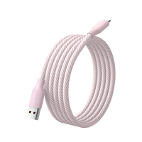 小米 Xiaomi 6A磁吸自收纳编织快充数据线桌面便携Type-C接口加长USB-A转USB-C充电线
