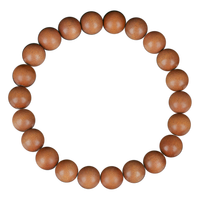 今夕印度老山檀手串迈索尔正区红肉级檀香木文玩念佛珠男女士手链