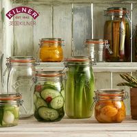 kilner 英国Kilner玻璃瓶密封罐子食品罐带盖透明罐头家用腌制柠檬储物罐