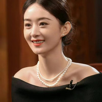 双层珍珠项链叠戴颈链女2025高级感锁骨链一款多戴毛衣链