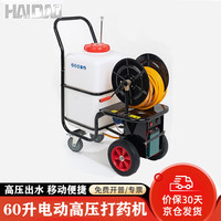 海道 3WZ-60DC电动打药机60升喷雾器四冲程高压喷药机农用打药机喷药机