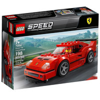 乐高 LEGO 积木超级赛车系列75890法拉利F40 儿童拼插积木玩具礼物