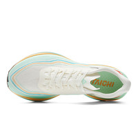 匹克态极千层浪无碳板厚底竞训跑步鞋男鞋夏轻质缓震训练鞋支撑运动鞋 天空之境 白/橙/绿 42