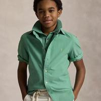 大童款棉质牛津衬衫