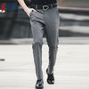 鹰爪 COOLMAX城市功能系列2.0通勤西裤战术速干裤 灰色 L（165-185cm，130,-155斤）