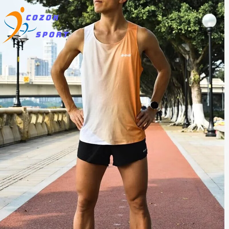 COZOK夏季新款可爱轻化专业运动马拉松跑步田径训练速干透气男