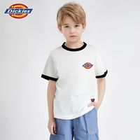 Dickies儿童25年时尚拼色圆领短袖柔软有型半袖252K30LSD164