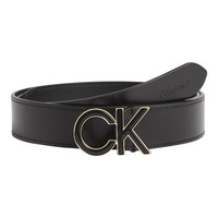 Calvin Klein 卡尔文·克莱恩 凯文克莱 女士黑色牛皮腰带皮带