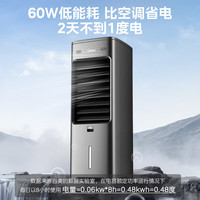 美的 冷风空调扇制冷风扇冷风机家用加水冰制冷冷气扇智能语音遥控抗菌加湿降温蒸发式水冷扇AAI10CG