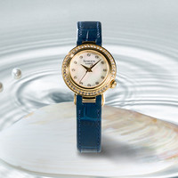 CASIO 卡西欧 旗舰店卡西欧手表女士SHEEN非机械商务圆舞曲蓝宝石简约生日礼物贝母指