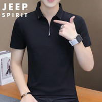 JEEP SPIRIT 男士翻领POLO衫