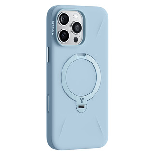 图拉斯 Q3Mono 磁吸支架 液态硅胶 iPhone16ProMax手机壳 柔雾紫