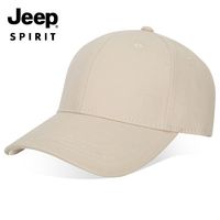 Jeep 男士棒球帽鸭舌帽冬季加厚瘦脸帽