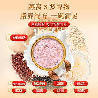 滋时燕窝粥即食滋补品补品营养品速食早餐粥补品礼盒 金装醇椰紫米燕窝粥礼盒（500mg升级版）