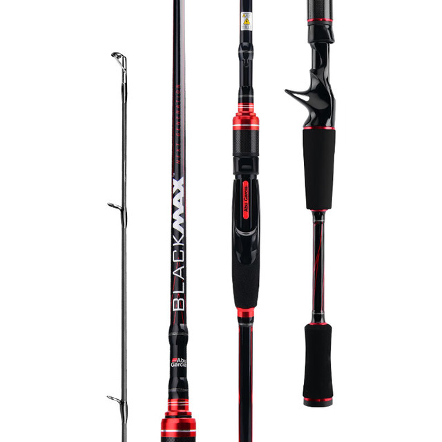 Abu Garcia 阿布加西亚 BMAX路亚竿单竿 超轻超硬碳素鲈鱼翘嘴雷强路亚杆 1.98m 直柄 UL调单竿