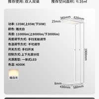 Paulmann 德国柏曼 护眼学习灯 MF3全光谱学生阅读落地立式台灯儿童钢琴路灯