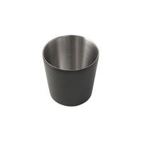 MUJI 無印良品 不锈钢双层水杯 380ml 黑色