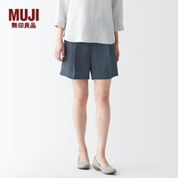 MUJI 無印良品 女式 莱赛尔纤维 短裤 裤子 休闲裤