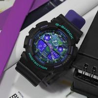CASIO 卡西欧 G-SHOCK YOUTH系列 51.2毫米石英腕表 GA-100BL-1A