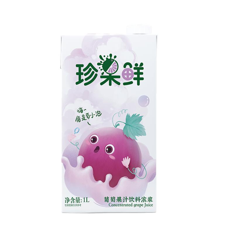 德馨珍选 葡萄汁浓浆 1L 果汁饮料