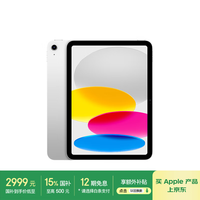 苹果 Apple iPad 11英寸 A16芯片2025年款 平板电脑 (256GB WLAN版/学习办公娱乐)银色