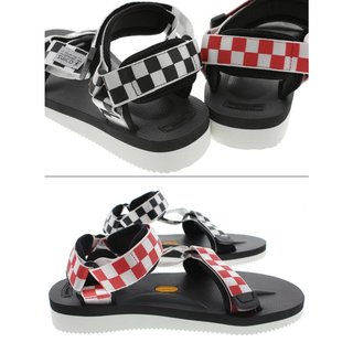 SUICOKE 凉鞋 DEPA-V2chk OG-022V2chk 红色 (8) 黑色 (1 红色、レッド