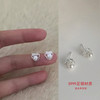 琪苗芃999纯足银耳钉女小众设计高级感学生气质百搭养耳洞小巧新年礼物 米妮仿珍珠耳钉