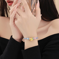 水贝黄金足金12生肖黄金手绳珐琅工艺3D硬金蛇年生肖手链金重约0.67g 12生肖-鸡