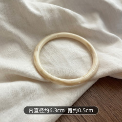 洛丹思奇 ROVEDCITY 复古亚克力新款树脂手镯女高级感气质手环ins小众独特镯子手饰品