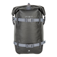 迪卡侬防水双肩背包冲浪潜水桨板皮划艇漂流旅行户外黑色20L-2225716